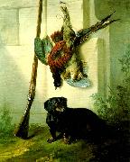 Jean Baptiste Oudry taxen pehr med jaktbyte France oil painting reproduction